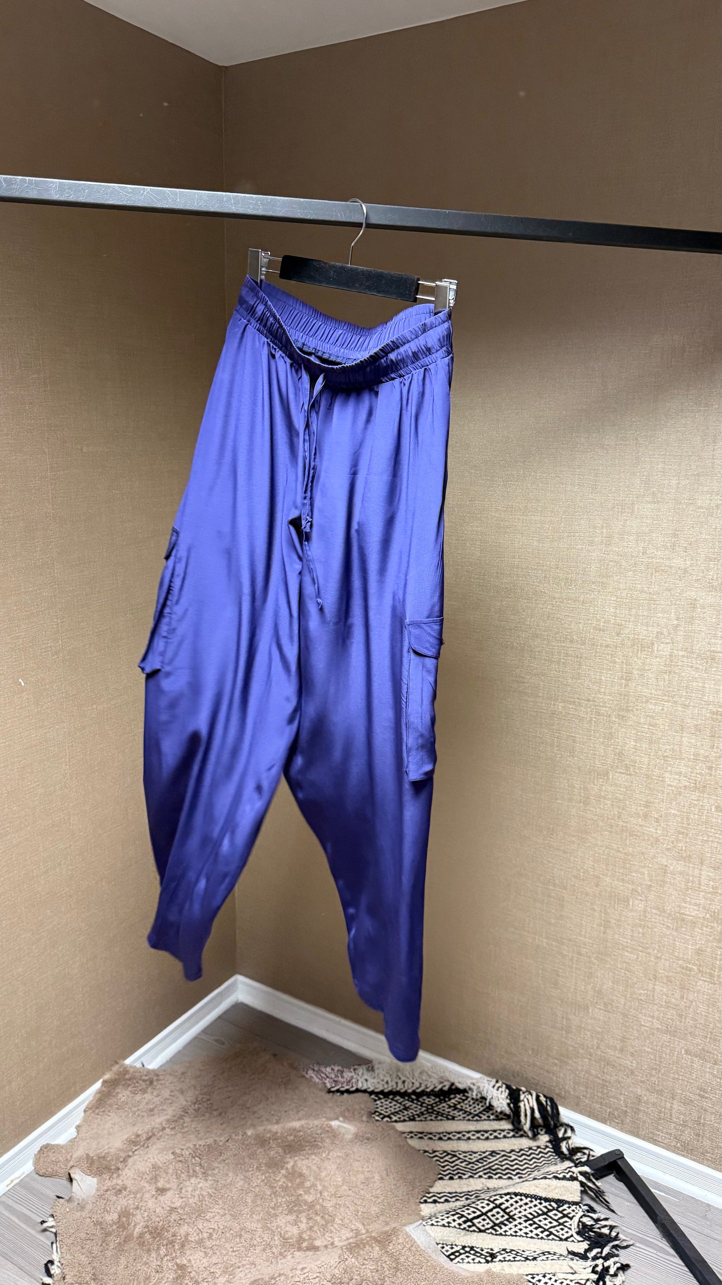 Pantalon cargo Soie