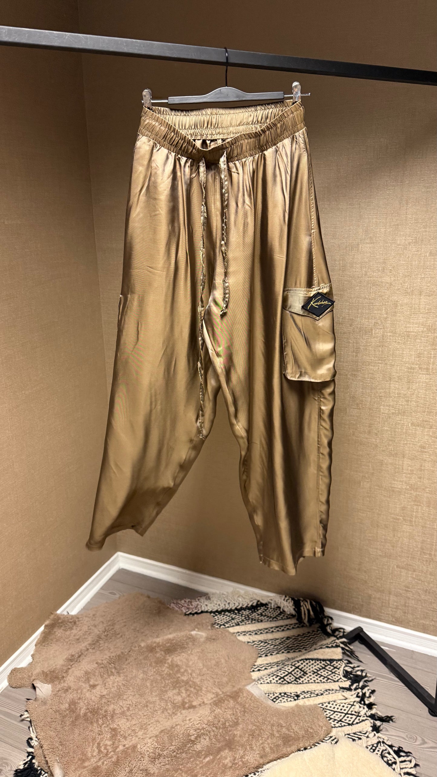 Pantalon cargo Soie
